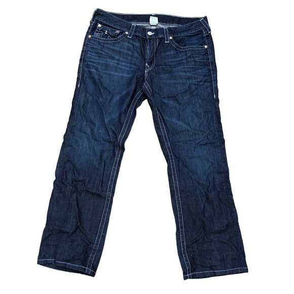 Vintage True Religion Jeans Size 38 RICKY Blue - Picture 4 of 5